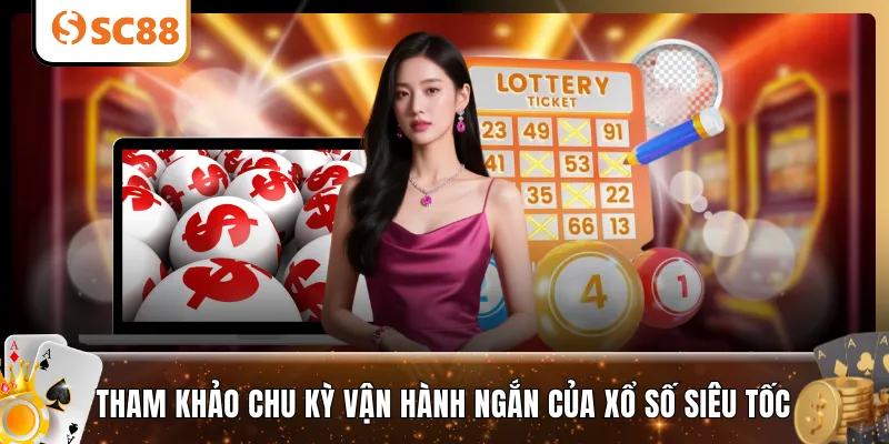 Tham khảo chu kỳ vận hành ngắn của xổ số siêu tốc